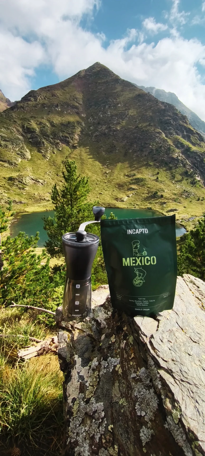 Estanys de Tristaina: nuestra caminata en Ordino Arcalís con café de especialidad incapto mexico y molinillo editada